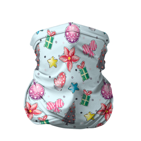 Бандана-труба 3D с принтом Рождество 2022 в Кировске, 100% полиэстер, ткань с особыми свойствами — Activecool | плотность 150‒180 г/м2; хорошо тянется, но сохраняет форму | одежа к рождеству | одежка к рождеству | подарок на рождество | прикол рождество | рождественская одежда | рождество 2022 | счастливого рождества