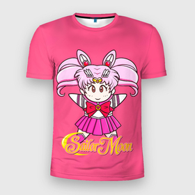 Мужская футболка 3D Slim с принтом Сейлор Мун в розовом   Sailor Moon в Курске, 100% полиэстер с улучшенными характеристиками | приталенный силуэт, круглая горловина, широкие плечи, сужается к линии бедра | sailor moon | аниме | банни цукино | вечная сейлор мун | войны в мотросках | луна в мотроске | лунная призма | манга | неокоролева серенити | сейлор космос | сейлор мун | сейлормун | супер 