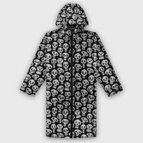 Дождевик унисекс 3D с принтом Funny skulls в городе Новоалтайск,  |  | bone | bones | funny | skulls | кости | череп | черепа