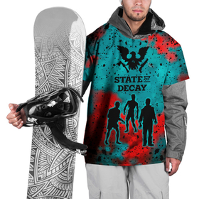 Накидка на куртку 3D с принтом State of Decay   Zombie apocalypse в Курске, 100% полиэстер |  | state of decay | zombie apocalypse | загнивающий штат | зомби апокалипсис | состояние распада | стейт оф дикей