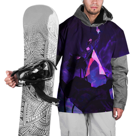 Накидка на куртку 3D с принтом Дюбуа на коне , 100% полиэстер |  | Тематика изображения на принте: disco elysium | game | games | диско элизиум | игра | игры