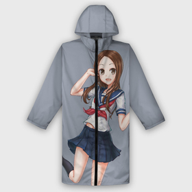 Дождевик унисекс 3D с принтом Милая Такаги в городе Новоалтайск,  |  | anime | karakai jouzu no takagisan | аниме | анимэ | озорная такаги