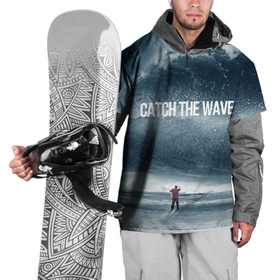 Накидка на куртку 3D с принтом Волна мыслей в Новосибирске, 100% полиэстер |  | волна | медитация | море | океан | природа | релакс