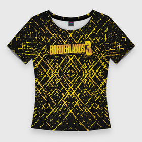 Женская футболка 3D Slim с принтом borderlands 3 бордерлендс в Курске,  |  | 2k | best | borderlands | borderlands 2 | borderlands 3 | borderlands gameplay | build | easy | gameplay | gaming | gearbox | legendary | loot | new | pc | ps4 | review | trailer | бордерлендс