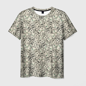 Мужская футболка 3D с принтом Доллары (Dollars) , 100% полиэфир | прямой крой, круглый вырез горловины, длина до линии бедер | бабки | баксы | банк | банкноты | бизнес | биткоин | богатство | бумажник | бюджет | валюта | взятка | вор | деньги | доллары | евро | зарплата | золото | казино | капитал | касса | копилка | кошелёк