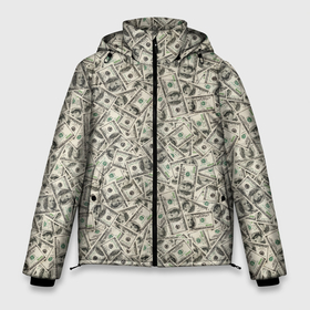 Мужская зимняя куртка 3D с принтом Доллары (Dollars) , верх — 100% полиэстер; подкладка — 100% полиэстер; утеплитель — 100% полиэстер | длина ниже бедра, свободный силуэт Оверсайз. Есть воротник-стойка, отстегивающийся капюшон и ветрозащитная планка. 

Боковые карманы с листочкой на кнопках и внутренний карман на молнии. | бабки | баксы | банк | банкноты | бизнес | биткоин | богатство | бумажник | бюджет | валюта | взятка | вор | деньги | доллары | евро | зарплата | золото | казино | капитал | касса | копилка | кошелёк