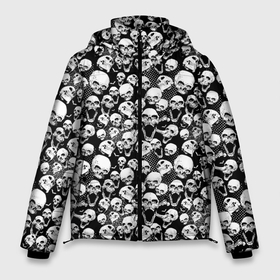 Мужская зимняя куртка 3D с принтом Screaming skulls  web в Белгороде, верх — 100% полиэстер; подкладка — 100% полиэстер; утеплитель — 100% полиэстер | длина ниже бедра, свободный силуэт Оверсайз. Есть воротник-стойка, отстегивающийся капюшон и ветрозащитная планка. 

Боковые карманы с листочкой на кнопках и внутренний карман на молнии. | bats | bones | screaming | screaming skulls | skull | web | кости | кричат | кричащие черепа | летучая мышь | паутина | черепа