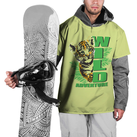 Накидка на куртку 3D с принтом Маленький Дикий Тигрёнок в Тюмени, 100% полиэстер |  | Тематика изображения на принте: animal | beast | cat | predator | tiger | амурский тигр | белый тигр | год тигра | дикий тигр | животное | зверь | злой тигр | кот | новый год 2022 | оскал | охотник | полосатая кошка | полоски тигра | саблезубый тигр