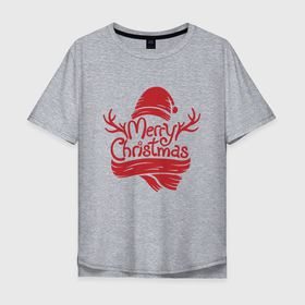 Мужская футболка хлопок Oversize с принтом Happy Wonderful Magical Christmas , 100% хлопок | свободный крой, круглый ворот, “спинка” длиннее передней части | 2022 | happy new year | holidays | merry christmas | новый год | праздник | рождество