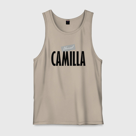Мужская майка хлопок с принтом Unreal Camilla в городе Новоалтайск, 100% хлопок |  | camilla | hype | motto | name | slogan | девиз | камилла | лозунг | слоган | хайп