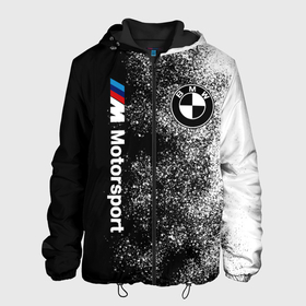 Мужская куртка 3D с принтом БМВ | Черно белый логотип в Новосибирске, ткань верха — 100% полиэстер, подклад — флис | прямой крой, подол и капюшон оформлены резинкой с фиксаторами, два кармана без застежек по бокам, один большой потайной карман на груди. Карман на груди застегивается на липучку | bmw | bmw motorsport | bmw performance | carbon | m | m power | motorsport | performance | sport | бмв | карбон | моторспорт | подарок | спорт