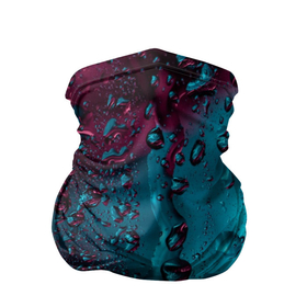 Бандана-труба 3D с принтом Ностальгия фиолетового дождя в Новосибирске, 100% полиэстер, ткань с особыми свойствами — Activecool | плотность 150‒180 г/м2; хорошо тянется, но сохраняет форму | вода | водные капли | дождь | капли | ностальгия фиолетового дождя | стекло