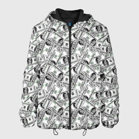 Мужская куртка 3D с принтом Миллионер (Millionaire) в Новосибирске, ткань верха — 100% полиэстер, подклад — флис | прямой крой, подол и капюшон оформлены резинкой с фиксаторами, два кармана без застежек по бокам, один большой потайной карман на груди. Карман на груди застегивается на липучку | бабки | баксы | банк | банкноты | бизнес | богатство | брокер | бумажник | бюджет | валюта | взятка | вор | деньги | доллары | евро | зарплата | золото | казино | капитал | касса | копилка | кошелёк