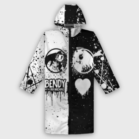Дождевик унисекс 3D с принтом BLACK AND WHITE | BENDY AND THE INK MACHINE в городе Новоалтайск,  |  | alice angel | bendy | bendy and the ink machine | ангел алиса | бенди | бенди и чернильная машина | большие чудеса | взлёты и падения | движущиеся картинки | последняя бобина | старая песня