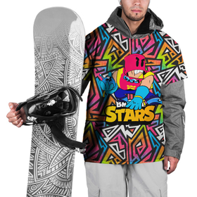 Накидка на куртку 3D с принтом GROM BRAWL STARS ГРОМ в Петрозаводске, 100% полиэстер |  | Тематика изображения на принте: brawl | brawl stars | brawlstars | grom | бравлстарс | гром