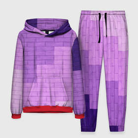Мужской костюм 3D (с толстовкой) с принтом Minecraft | Майнкрафт (F) в Кировске,  |  | Тематика изображения на принте: geometry | minecraft | pink | геометрия | доски | игра | квадрат | кирпич | компьютерная игра | майнкрафт | пиксели | прямоугольник | розовый | светлый | темный | фиолетовый