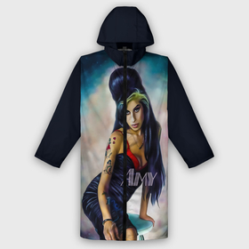 Дождевик унисекс 3D с принтом Amy Jade Winehouse в Смоленске,  |  | artwork | back in black | rb | soul | арт | девушкам | джаз | музыка | популярное | рисунки | эми уайнхаус | яркий