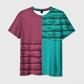 Мужская футболка 3D с принтом Minecraft | Майнкрафт колор в Курске, 100% полиэфир | прямой крой, круглый вырез горловины, длина до линии бедер | color | geometry | minecraft | блоки | геометрия | зеленый | игра | квадрат | колор | красный | куб | майнкрафт | пиксели | развлечения