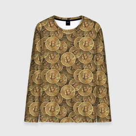 Мужской лонгслив 3D с принтом Bitcoins в Белгороде, 100% полиэстер | длинные рукава, круглый вырез горловины, полуприлегающий силуэт | altcoin | bitcoin | ethereum | litecoi | ripple | альткоин | банк | бизнес | биткоин | блокчейн | богатство | виртуальная валюта | деньги | золото | интернет | капитал | кошелёк | криптовалюта | криптография | лайткоин