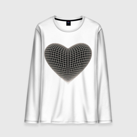 Мужской лонгслив 3D с принтом HEART PRINT в Белгороде, 100% полиэстер | длинные рукава, круглый вырез горловины, полуприлегающий силуэт | aesthetics | alt | drain | heart | tiktok | альт | дрейн | сердце | тикток