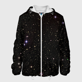 Мужская куртка 3D с принтом Ночное звездное небо в Екатеринбурге, ткань верха — 100% полиэстер, подклад — флис | прямой крой, подол и капюшон оформлены резинкой с фиксаторами, два кармана без застежек по бокам, один большой потайной карман на груди. Карман на груди застегивается на липучку | астрономия | вселенная | галактика | детские | звездное небо | звезды | космос | небо | созвездия