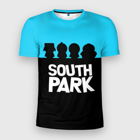 Мужская футболка 3D Slim с принтом Южный парк персонажи | South Park , 100% полиэстер с улучшенными характеристиками | приталенный силуэт, круглая горловина, широкие плечи, сужается к линии бедра | eric | kenny | kyle | south park | stanley | кайл | кенни | мультфильм | саус парк | сауспарк | сериал | стэн | эрик | южный парк