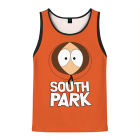 Мужская майка 3D с принтом Южный парк Кенни | South Park , 100% полиэстер | круглая горловина, приталенный силуэт, длина до линии бедра. Пройма и горловина окантованы тонкой бейкой | kenny | south park | кенни | мультфильм | саус парк | сауспарк | сериал | южный парк