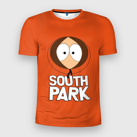 Мужская футболка 3D Slim с принтом Южный парк Кенни | South Park в Тюмени, 100% полиэстер с улучшенными характеристиками | приталенный силуэт, круглая горловина, широкие плечи, сужается к линии бедра | kenny | south park | кенни | мультфильм | саус парк | сауспарк | сериал | южный парк