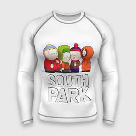 Мужской рашгард 3D с принтом South Park  Южный парк Кенни, Кайл, Стэн и Эрик в Санкт-Петербурге,  |  | eric | kenny | kyle | south park | stanley | кайл | кенни | мультфильм | саус парк | сауспарк | сериал | стэн | эрик | южный парк