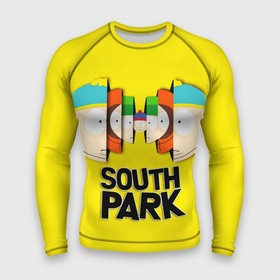 Мужской рашгард 3D с принтом South Park  Южный парк персонажи в Петрозаводске,  |  | eric | kenny | kyle | south park | stanley | кайл | кенни | мультфильм | саус парк | сауспарк | сериал | стэн | эрик | южный парк