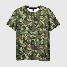 Мужская футболка 3D с принтом Голуби (камуфляж) в Тюмени, 100% полиэфир | прямой крой, круглый вырез горловины, длина до линии бедер | camouflage | disguise | hunting camouflage | khaki | maskhalat | military | military camouflage | армия | военный камуфляж | война | ворона | голуби | голубка | камуфляж | крылья | маскировка | масхалат | милитари | охота