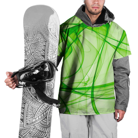 Накидка на куртку 3D с принтом Жизнерадостный салатовый в Кировске, 100% полиэстер |  | абстракция | весна | жизнерадостность | зеленый | линии | оптимизм | салатовый