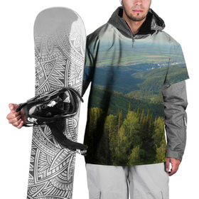 Накидка на куртку 3D с принтом Природный пейзаж , 100% полиэстер |  | гора | город | города | горы | дерево | деревья | ели | ель | пейзаж | пейзажи | природа | природный | холм | холмы