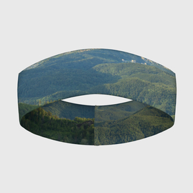 Повязка на голову 3D с принтом Природный пейзаж в Новосибирске,  |  | Тематика изображения на принте: гора | город | города | горы | дерево | деревья | ели | ель | пейзаж | пейзажи | природа | природный | холм | холмы