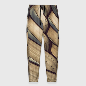 Мужские брюки 3D с принтом Текстура древесины в Санкт-Петербурге, 100% полиэстер | манжеты по низу, эластичный пояс регулируется шнурком, по бокам два кармана без застежек, внутренняя часть кармана из мелкой сетки | абстрактные | дерево | для мужчин | древесина | мужчинам