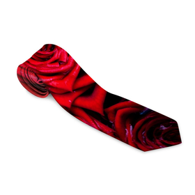 Галстук 3D с принтом Вечернее вдохновение Любви в Курске, 100% полиэстер | Длина 148 см; Плотность 150-180 г/м2 | абстракция | любовь | отношения | розы | семья | цветы