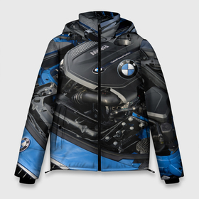 Мужская зимняя куртка 3D с принтом BMW Engine Twin Power Turbo в Петрозаводске, верх — 100% полиэстер; подкладка — 100% полиэстер; утеплитель — 100% полиэстер | длина ниже бедра, свободный силуэт Оверсайз. Есть воротник-стойка, отстегивающийся капюшон и ветрозащитная планка. 

Боковые карманы с листочкой на кнопках и внутренний карман на молнии. | Тематика изображения на принте: bmw | car | engine | germany | power | prestige | turbo | автомобиль | бмв | германия | двигатель | мощь | престиж | турбо