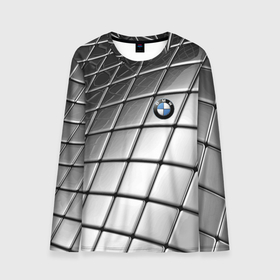 Мужской лонгслив 3D с принтом BMW pattern 2022 в Курске, 100% полиэстер | длинные рукава, круглый вырез горловины, полуприлегающий силуэт | Тематика изображения на принте: bmw | germany | pattern | prestige | бмв | германия | престиж | узор
