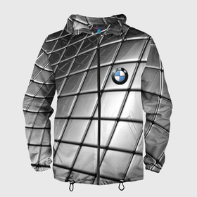 Мужская ветровка 3D с принтом BMW pattern 2022 , 100% полиэстер | подол и капюшон оформлены резинкой с фиксаторами, два кармана без застежек по бокам, один потайной карман на груди | bmw | germany | pattern | prestige | бмв | германия | престиж | узор