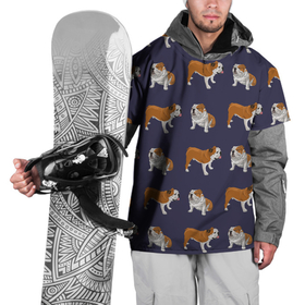Накидка на куртку 3D с принтом Английские бульдоги паттерн в Белгороде, 100% полиэстер |  | Тематика изображения на принте: dogs | english bulldog | pets | английский бульдог | бульдоги | домашние животные | домашние питомцы | паттерн | породистые собаки | собаки
