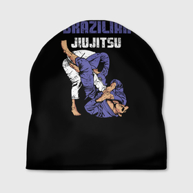 Шапка 3D с принтом BRAZILIAN JIU JITSU   (BJJ) в Курске, 100% полиэстер | универсальный размер, печать по всей поверхности изделия | brazilian jiu jitsu | fighter | jujutsu | karate | боевые искусства | боец | бои | бойцовский клуб | болевой приём | борьба | воин | джиу джитсу | дзюдзюцу | дзюдо | единоборства | карате | кимоно | рукопашный бой | сила