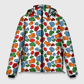Мужская зимняя куртка 3D с принтом Боец (Fighter) в Тюмени, верх — 100% полиэстер; подкладка — 100% полиэстер; утеплитель — 100% полиэстер | длина ниже бедра, свободный силуэт Оверсайз. Есть воротник-стойка, отстегивающийся капюшон и ветрозащитная планка. 

Боковые карманы с листочкой на кнопках и внутренний карман на молнии. | championship | fight club | martial arts | mma | ufc | айкидо | боевые искусства | боец | бои | бои без правил | бой | бойцовский клуб | бокс | борьба | витязь | воин | джиуджитсу | дзюдо | единоборства | карате | кикбоксинг