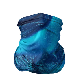 Бандана-труба 3D с принтом Синий абстрактный фон в Новосибирске, 100% полиэстер, ткань с особыми свойствами — Activecool | плотность 150‒180 г/м2; хорошо тянется, но сохраняет форму | абстракция | арт | краска | мрамор | синий | синяя текстура | текстура