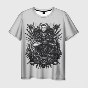 Мужская футболка 3D с принтом Перк Интендант в Кировске, 100% полиэфир | прямой крой, круглый вырез горловины, длина до линии бедер | game | games | hunt showdown | игра | игры