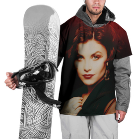 Накидка на куртку 3D с принтом Twin Peaks   Одри Хорн в Петрозаводске, 100% полиэстер |  | Тематика изображения на принте: twin peaks | девид линч | девушка | огонь иди за мной | одри хорн | твин пикс