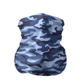 Бандана-труба 3D с принтом Синий Камуфляж (Camouflage) в Белгороде, 100% полиэстер, ткань с особыми свойствами — Activecool | плотность 150‒180 г/м2; хорошо тянется, но сохраняет форму | camouflage | армия | боец | ввс | вдв | вмф | военный камуфляж | воин | война | гру | десантник | дшб | камуфляж | кгб | маскировка | масхалат | мвд | милитари | мчс | омон | охота | охрана | патриот | пво