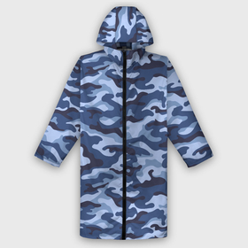 Дождевик унисекс 3D с принтом Синий Камуфляж (Camouflage) в городе Новоалтайск,  |  | camouflage | армия | боец | ввс | вдв | вмф | военный камуфляж | воин | война | гру | десантник | дшб | камуфляж | кгб | маскировка | масхалат | мвд | милитари | мчс | омон | охота | охрана | патриот | пво