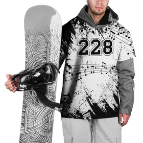Накидка на куртку 3D с принтом 228 Ноты. , 100% полиэстер |  | Тематика изображения на принте: 228 | rap | rep | логотип | музыка | надпись | ноггано | рэп | статья