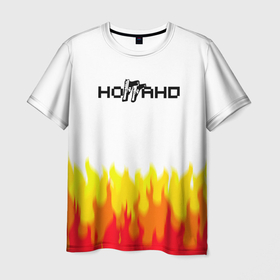 Мужская футболка 3D с принтом Ноггано 228 пламя в Петрозаводске, 100% полиэфир | прямой крой, круглый вырез горловины, длина до линии бедер | 228 | rap | rep | логотип | музыка | надпись | ноггано | рэп | статья