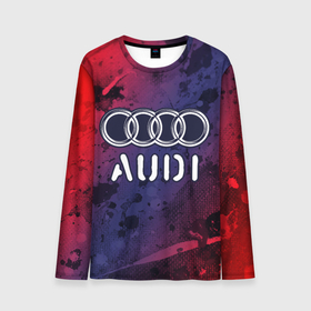 Мужской лонгслив 3D с принтом AUDI | Audi | Краски в Тюмени, 100% полиэстер | длинные рукава, круглый вырез горловины, полуприлегающий силуэт | audi | auto | logo | moto | paint | quattro | sport | symbol | авто | автомобильные | ауди | брызги | кватро | краска | лого | логотип | логотипы | марка | мото | символ | спорт | шильдик